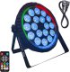 LIGHT4ME HEX PAR RING reflektor sceniczny efekt oświetleniowy DMX 18x6W RGBWA+UV LED+30x0,3W 3