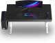 Biurko Ultradesk QUEST Czarno-Białe 140 cm x 70 cm Szare nogi 3