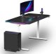 Biurko Ultradesk QUEST Czarno-Białe 140 cm x 70 cm Szare nogi 6