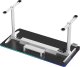 Biurko Ultradesk QUEST Czarno-Białe 140 cm x 70 cm Szare nogi 9