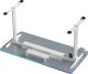 Biurko Ultradesk QUEST Szaro-Białe 140 cm x 70 cm Białe nogi 9