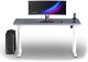 Biurko Ultradesk Biurko dla gracza QUEST, 140x70cm, 72-120cm, biało-szary 2
