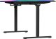 Biurko Ultradesk QUEST Czarne 140 cm x 70 cm Czarne nogi 11