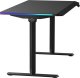Biurko Ultradesk QUEST Czarne 140 cm x 70 cm Czarne nogi 12