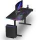 Biurko Ultradesk QUEST Czarne 140 cm x 70 cm Czarne nogi 5