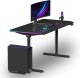 Biurko Ultradesk QUEST Czarne 140 cm x 70 cm Czarne nogi 6