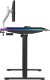Biurko Ultradesk QUEST Czarne 140 cm x 70 cm Czarne nogi 8