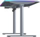 Biurko Ultradesk QUEST Szare 140 cm x 70 cm Szare nogi 10