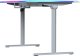 Biurko Ultradesk QUEST Szare 140 cm x 70 cm Szare nogi 12