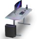Biurko Ultradesk QUEST Szare 140 cm x 70 cm Szare nogi 5