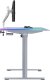 Biurko Ultradesk QUEST Szare 140 cm x 70 cm Szare nogi 8