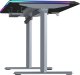 Biurko Ultradesk QUEST Szaro-Czarne 140 cm x 70 cm Szare nogi 10