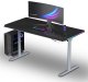 Biurko Ultradesk Biurko dla gracza QUEST, 140x70cm, 72-120cm, szary-czarny 1