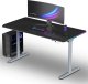 Biurko Ultradesk QUEST Szaro-Czarne 140 cm x 70 cm Szare nogi 1