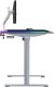 Biurko Ultradesk QUEST Szaro-Czarne 140 cm x 70 cm Szare nogi 8