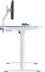 Biurko Ultradesk QUEST Białe 140 cm x 70 cm Białe nogi 8
