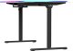 Biurko Ultradesk QUEST Czarno-Białe 140 cm x 70 cm Czarne nogi 12