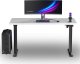 Biurko Ultradesk QUEST Czarno-Białe 140 cm x 70 cm Czarne nogi 4