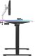 Biurko Ultradesk QUEST Czarno-Białe 140 cm x 70 cm Czarne nogi 8