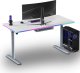 Biurko Ultradesk QUEST Biało-Szare 140 cm x 70 cm Szare nogi 7