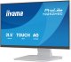 Monitor iiyama ProLite T2252MSC-W2AG monitor komputerowy 54,5 cm (21.4") 1920 x 1080 px Full HD LCD Ekran dotykowy Biały 4
