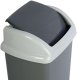 Kosz na śmieci Maul kosz na śmieci 24 l Prostokątny Plastik Ciemny Szary Biały 8