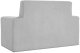 vidaXL 2-os. sofa dla dzieci, jasnoszara, miękki plusz 5