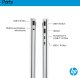 Laptop HP OmniBook X Flip 2-in-1 NG AI 14-fm0002nw - Ultra 5 226V | 14"-3K-OLED-Touch | 16GB | 1TB | Win11Home | Glacier Silver 3