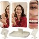Lusterko kosmetyczne Soulima Lusterko kosmetyczne rozkładane LED 26952 70