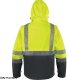Delta Plus FAST Bluza softshell z poliestru i elastanu, 3 warstwy laminowane - pomarańczowy fluorescencyjny-szary L 2