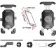 eXtremestyle Uchwyt motocyklowy na telefon z ładowarką indukcyjną i szybką USB-C - R15W-PD (UCH000191) 11