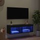 vidaXL Szafka pod telewizor Panama Czarny Dąb 100 x 30 x 30 cm 5