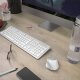 Klawiatura Hama KW-700 klawiatura Biuro RF Wireless QWERTZ Niemiecki srebrny, biały 7