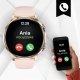 SMARTWATCH DAMSKI ZEGAREK WODOODPORNY PL MENU ROZMOWY SMART WATCH + 4 PASKI 1
