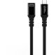 Kabel USB MicroConnect USB-C - USB-C 2 m Czarny (USB-C 3.2 Gen 2x2 Premium) 1