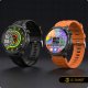 Smartwatch męski zegarek GPS AMOLED MENU PL WODOODPORNY 500mAh + 3 paski 3