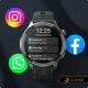 Smartwatch męski zegarek GPS AMOLED MENU PL WODOODPORNY 500mAh + 3 paski 10