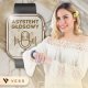 Smartwatch VESS SMARTWATCH ZEGAREK DAMSKI ZŁOTY WODOODPORNY SMS ROZMOWY PL MENU + 4 PASKI 13