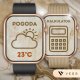 Smartwatch VESS SMARTWATCH ZEGAREK DAMSKI ZŁOTY WODOODPORNY SMS ROZMOWY PL MENU + 4 PASKI 8