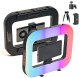 Lampa Pierścieniowa LED RGB + Statyw i Uchwyt 1