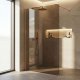 Rea Kabina prysznicowa Walk-In Flexi Brown / Brush Copper 110 1