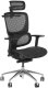 Fotel biurowy ERGONEW S1A czarny siatka STEMA 1