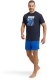 Arena KOSZULKA MĘSKA T-SHIRT SOLID COTTON NAVY VORTEX 006390/751 M 2