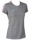 Arena KOSZULKA WOMEN'S T-SHIRT TEAM ICONS DARK GREY MELANGE WHITE RED 001225/524 L 5