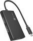 HUB USB Icy Box huby i koncentratory USB 3.2 Gen 2 (3.1 Gen 2) Type-C 10000 Mbit/s czarny 1