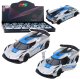 Samochód Wyścigowy Sportowy Metalowy Napęd Otwierane Drzwi Srebrny 1:32 1
