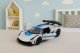 Samochód Wyścigowy Sportowy Metalowy Napęd Otwierane Drzwi Srebrny 1:32 3