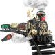 LeanToys Kolejka Elektryczna Pociąg Klasyczny RC Światła Dźwięki Dym 206 cm 24 el. 3