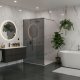 Rea Kabina prysznicowa Walk-In Flexi Grey / Tytan 140 3