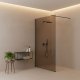 Rea Kabina prysznicowa Walk-In Flexi Brown / Tytan 80 4